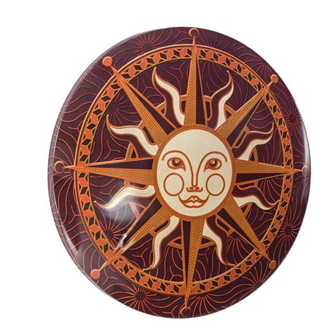 American Art Decor Celestial Sun Dome Metal Sign (15") - Room Decor for ...