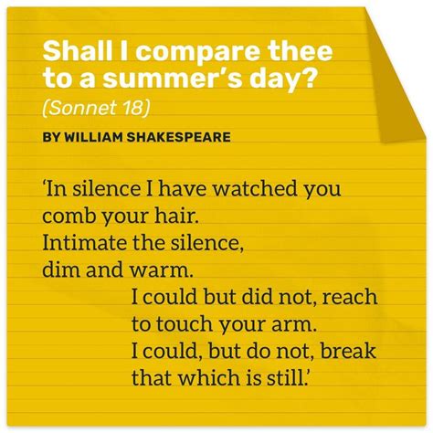 William Shakespeare Love Poems