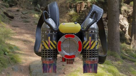 Jetpack scifi 3D model | CGTrader