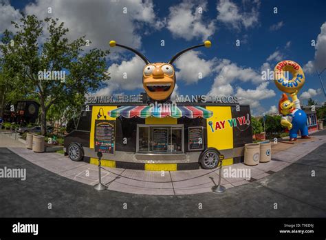 Orlando, Florida, USA - June 2015 : Universal Studios Theme Park, Food ...