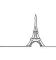 Eiffel Tower Paris Icon Royalty Free Vector Image