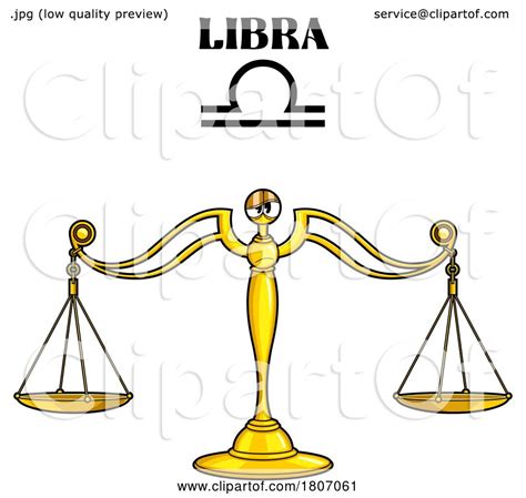 Cartoon Libra Scales by Hit Toon #1807061