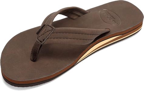 Amazon.com | Lancholy Mens Flip Flops Arch Support Sandals for Beach ...