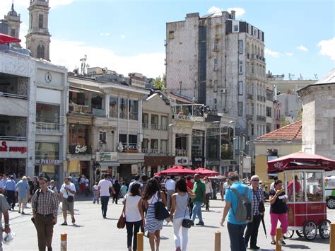 Taksim Square -- there are so many places to have a snack or a great meal. | Street view, Places ...