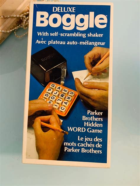 Vintage Boggle Game 1970s Boggle Board Game Vintage Board - Etsy Canada