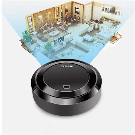 Vacuum Cleaner Automatic Floor Dust Dirt Cleaning Robot Dry Wet ...