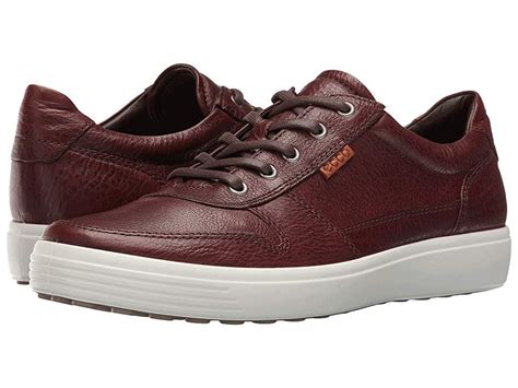 ECCO Soft 7 Casual Tie Men's Lace up casual Shoes Whisky/Lion | Casual ...