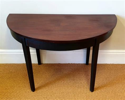 Painted Mahogany D-end Table / Desk / Hall Table - Etsy UK