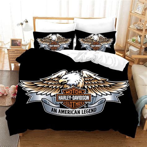 Eagle Swing Bedding Set Harley-Davidson Logo Duvet Cover | Etsy