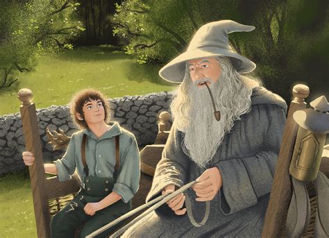 ArtStation - Frodo and Gandalf