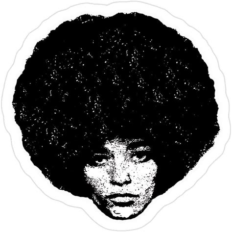 Amazon.com - Okumahome (3 PCs/Pack) Angela Davis Fight for Your Rights Black Version 3x4 Inch ...