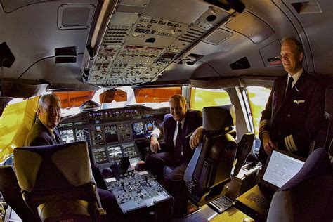 Lufthansa A380 Interior Cockpit