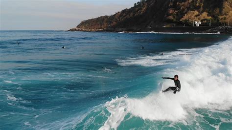 San Sebastian, Spain Surf - 12/5/2019 (Drone Footage) - YouTube