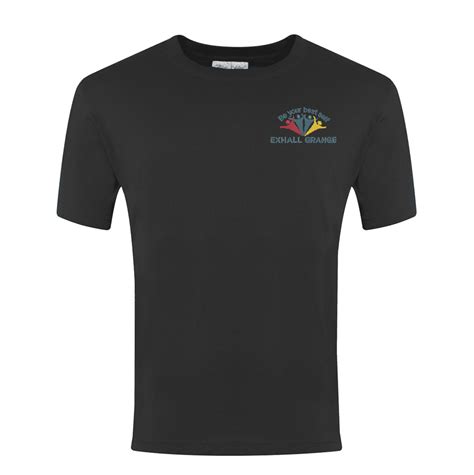 Exhall Grange Specialist School Black T-shirt w/Logo - Schoolwear Solutions