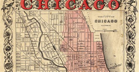 The Digital Research Library of Illinois History Journal™ : Map Showing the Burnt Area from the ...