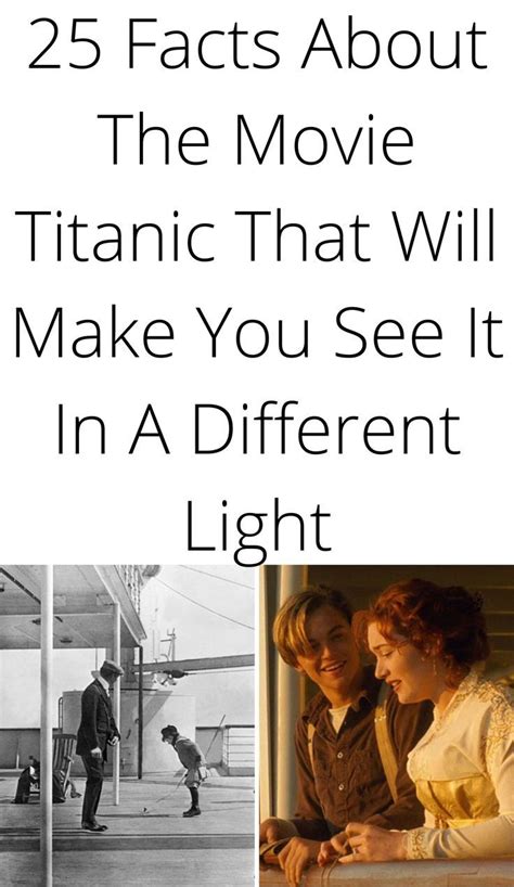 25 Titanic Movie Facts That Will Make You See It in a Different Light | Titanic movie, Titanic ...