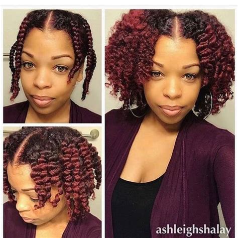 How To Do A Flat Twist Out & A Regular Twist Out | Natural hair twist ...