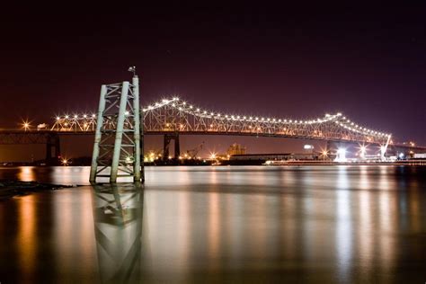 Horace Wilkinson Bridge over Mississippi River, Baton Rouge, LA ...