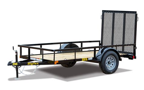 Big Tex 30ES 60" x 10 Economy Single Axle Utility Trailer | Pojoaque ...