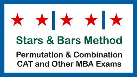 Stars and Bars Method : Permutations and Combinations – Bodhee Prep-Online CAT Coaching | Online ...