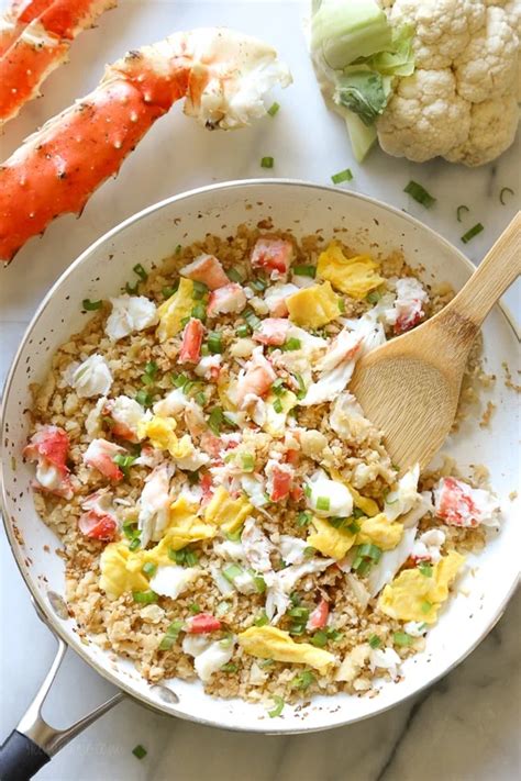 King Crab Cauliflower Fried Rice | Recipe | Cauliflower rice recipes ...