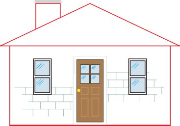 Clipart - Small house, Need Coloring