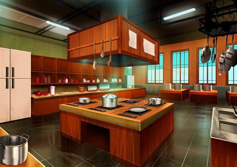 Anime Kitchen Background