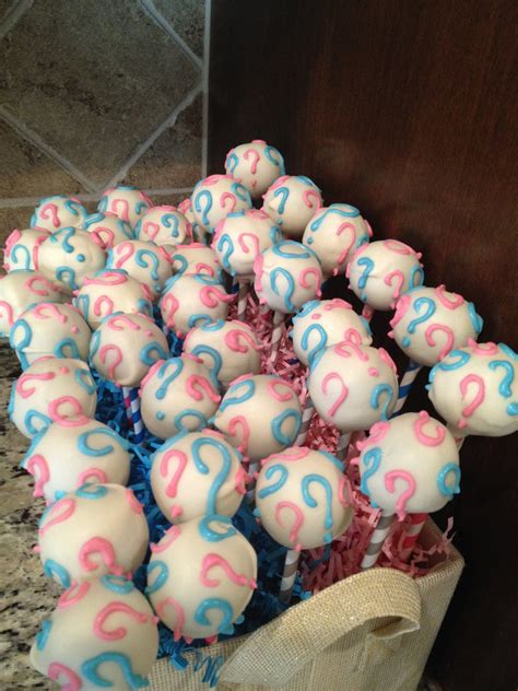 Gender Reveal Cake Pops