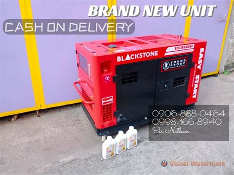 12KVA Blackstone Water Cooled Silent Type Diesel Generator, Commercial ...