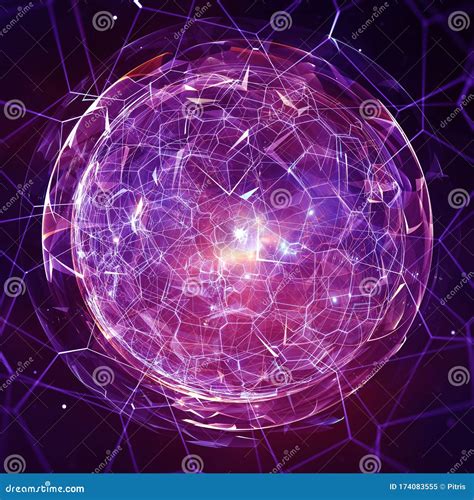 Quantum Dimension, Quantum Mechanics Stock Illustration - Illustration ...