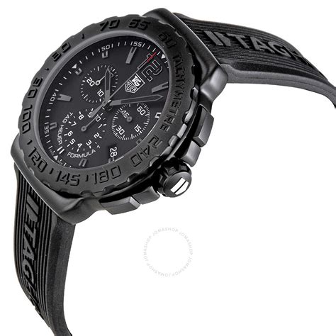 Tag Heuer Formula 1 Black Dial Black Rubber Men's Watch CAU1114.FT6024 - Formula 1 - Tag Heuer ...