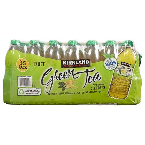 Kirkland Signature Diet Green Tea, 35 ct (16.9 oz) from Costco - Instacart