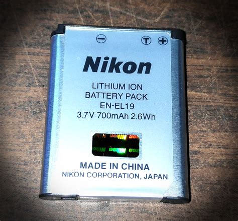 Nikon Coolpix A100 Camera Parts Rechargeable Battery Original Nikon ...