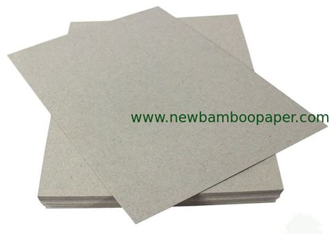 Grade AA Thin Carton Cardboard Sheets 1mm Grey Card Board Paper