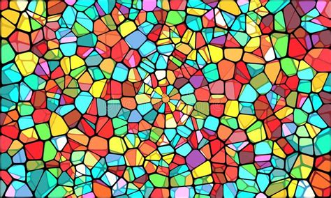 Vitrage Mosaic Vector Background Stock Vector - Illustration of mosaic ...