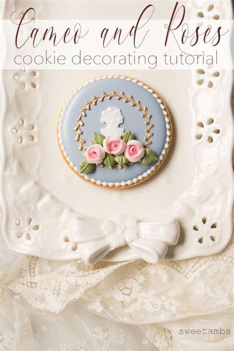 Fondant Cameo Cookie Tutorial - SweetAmbsSweetAmbs