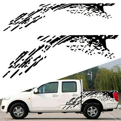 Decal Sticker Side Bed Mud Splash Kit For Ford Raptor F-150 Rear Tail 09-18 | eBay