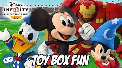 Happy Birthday Mickey Mouse Disney Infinity 3.0 Toy Box Fun Gameplay ...