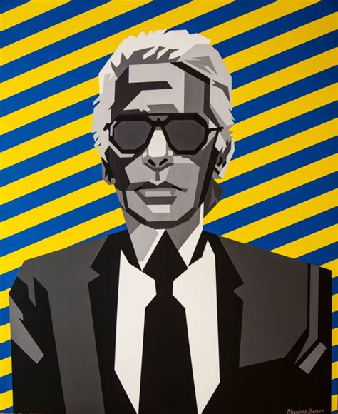 Karl Lagerfeld Painting at PaintingValley.com | Explore collection of ...