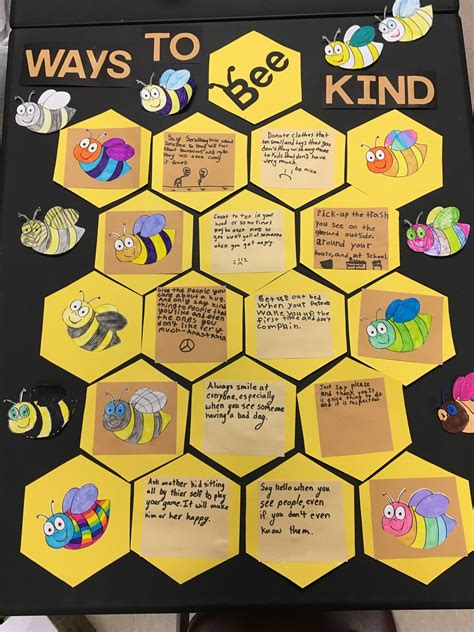 Ways to Bee Kind Bulletin Board | Bee themed classroom, Bee classroom, Bee classroom decor