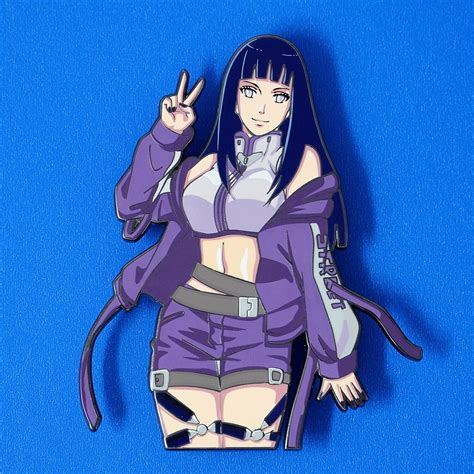 Naruto Hinata Hyuga Limited Edition BN Enamel Pin Figure Anime | eBay