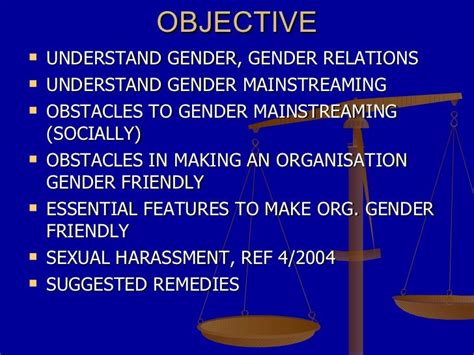 Gender sensitization