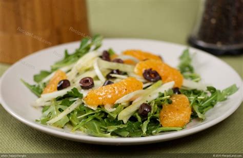 Arugula, Fennel, and Orange Salad Recipe