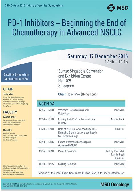 PD-1 Inhibitors - Beginning the End of Chemotherapy in Advanced NSCLC | ESMO