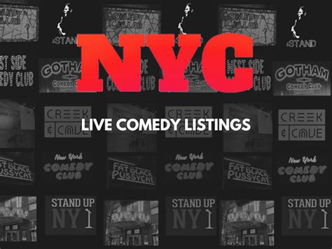 Live Comedy Shows in New York City This Week: March 2019 - The Interrobang