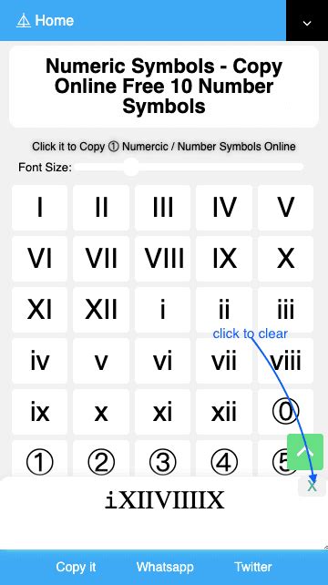 Numeric Symbols - Copy Online Free 10 Number Symbols