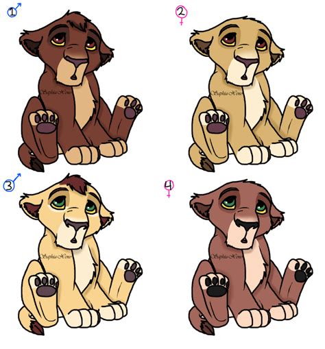 [Open 3/4] Kiara x Kovu Cubs by RoleplayGeek on DeviantArt