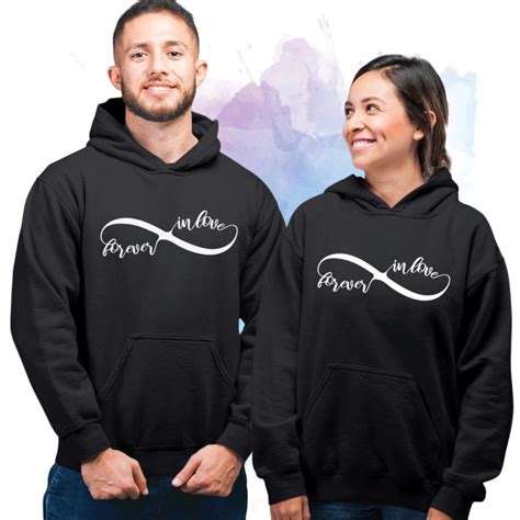 Forever In Love Couple Hoodies, Matching Couples Hoodies, Anniversary ...