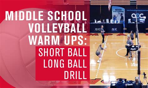 Middle school volleyball warmups: Short ball long ball drill | Volleyball drills for beginners ...