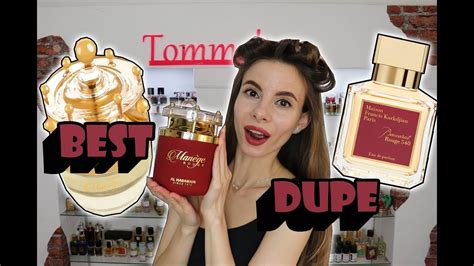 BEST DUPE ON BACCARAT ROUGE 540 | Tommelise - YouTube